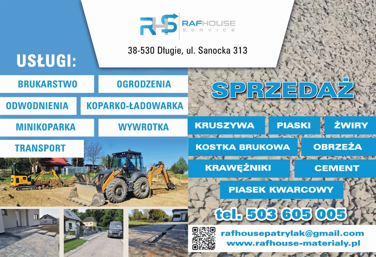 RAF HOUSE SERVICE - kostka brukowa SANOK kostka brukowa SANOK